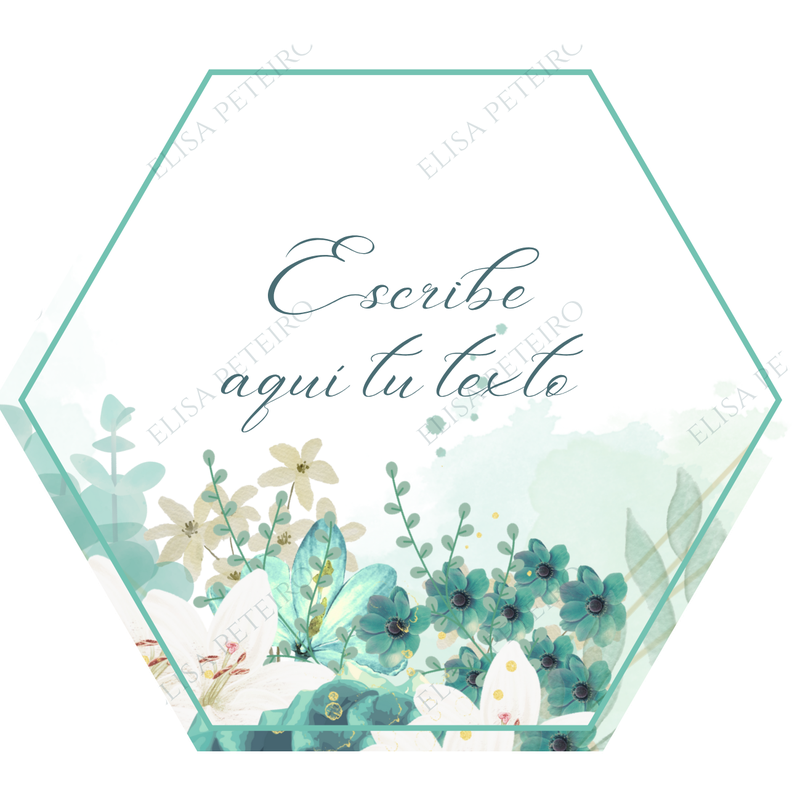 Colección Aqua Flower, diseño 7