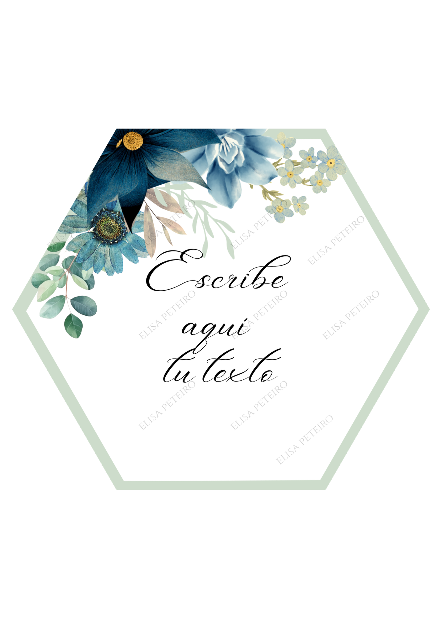Colección Blue Garden, diseño 7