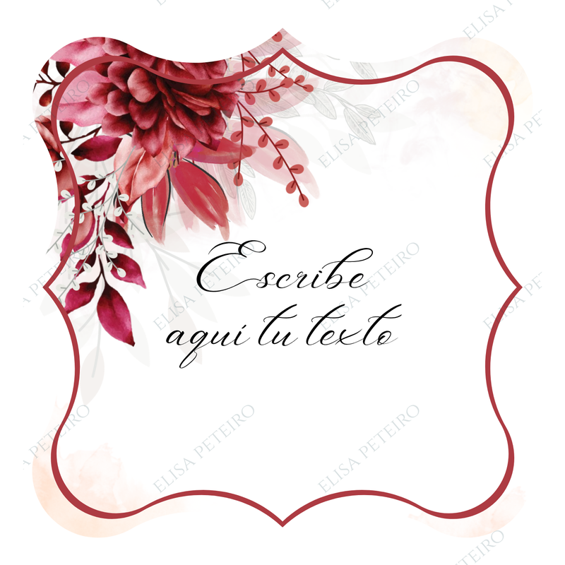 Colección Red Garden, diseño 8